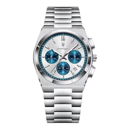 Poedagar Sheik Silver Chrono Barbati