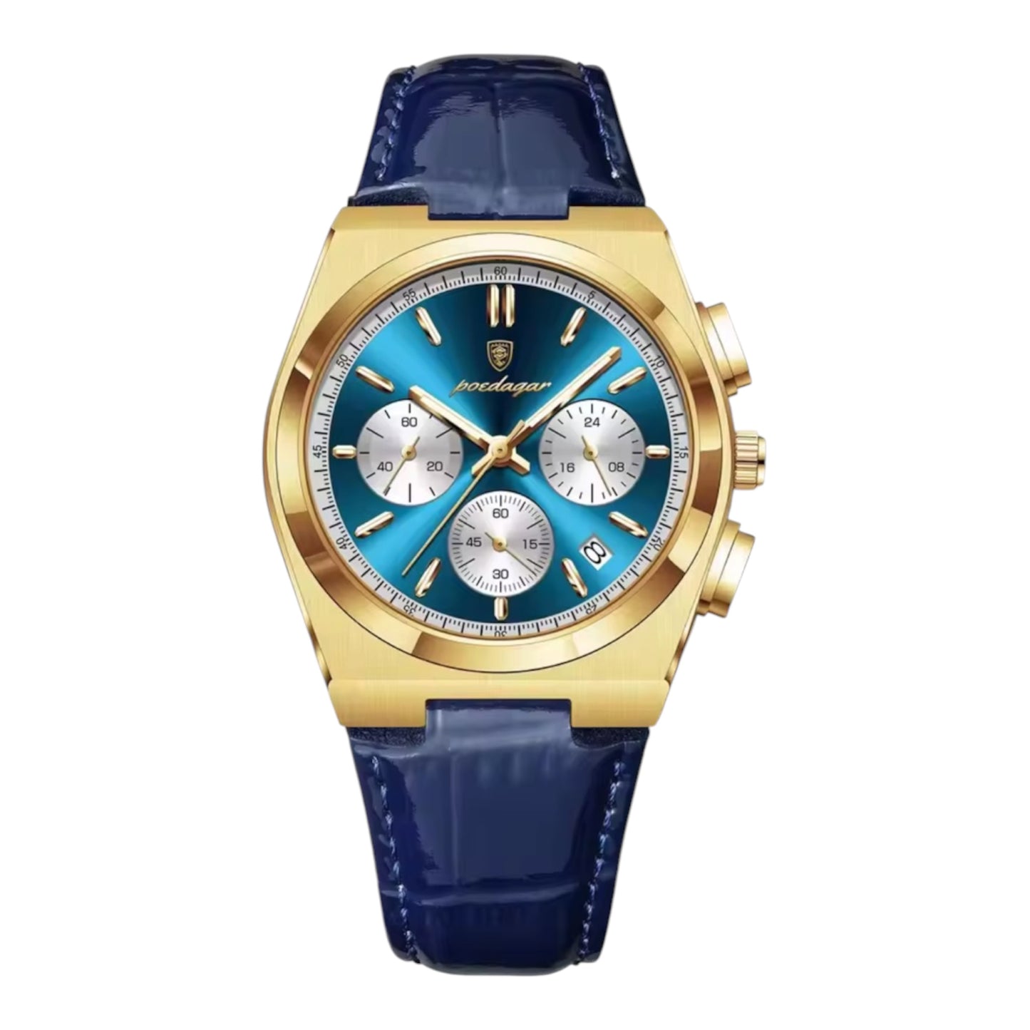 Poedagar Sheik Classic Blue Chrono Barbati