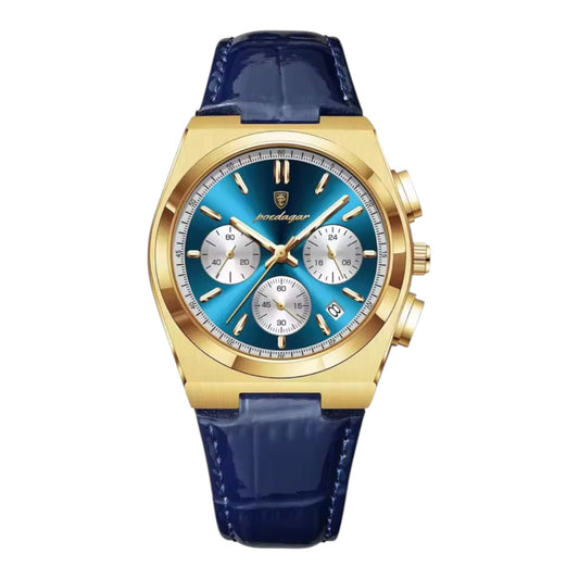 Poedagar Sheik Classic Blue Chrono Barbati