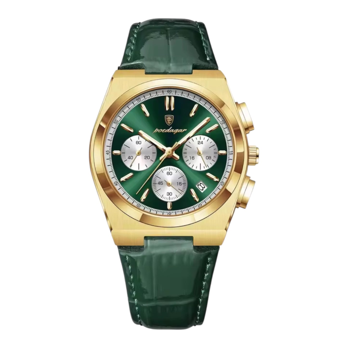 Poedagar Sheik Classic Green Chrono Barbati