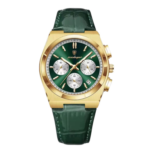 Poedagar Sheik Classic Green Chrono Barbati